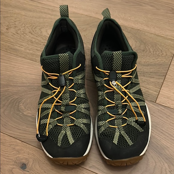 Merrell Other - Men’s Merrill Green and Yellow Hiking Shoes